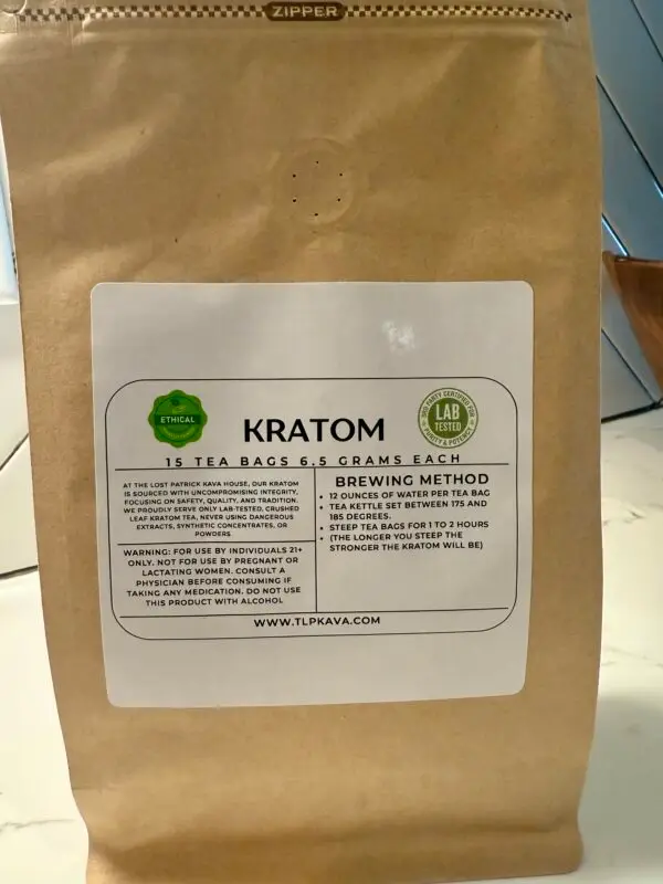 White Maeng Da Crushed Leaf Kratom 100 Grams - Image 2