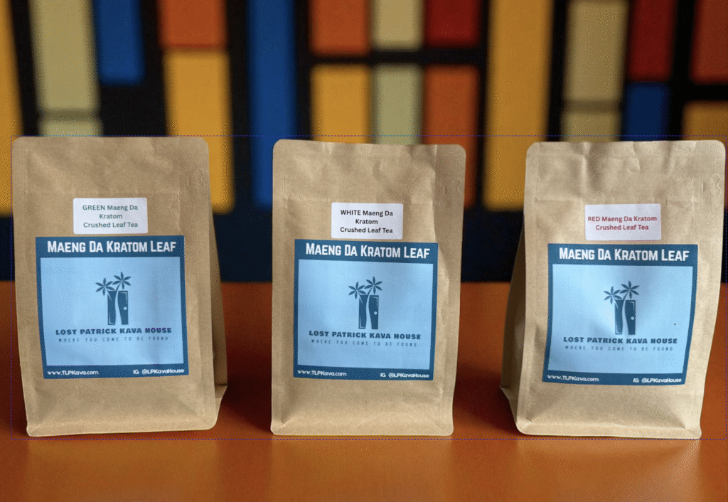 Kratom for sale red, white, and green sampler